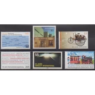 Acheter cette série de timbres d'Allemagne de l'année 2011 (No 2690/2693 - 2695/2696).