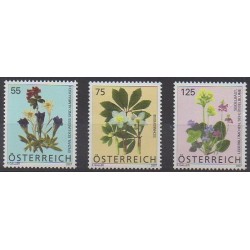 Autriche - 2007 - No 2458/2460 - Fleurs