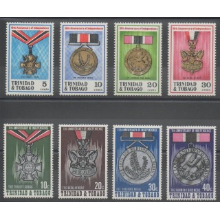 Timbres - monnaies et billets - Trinité et Tobago - 1972- No 311/314 - 322/325