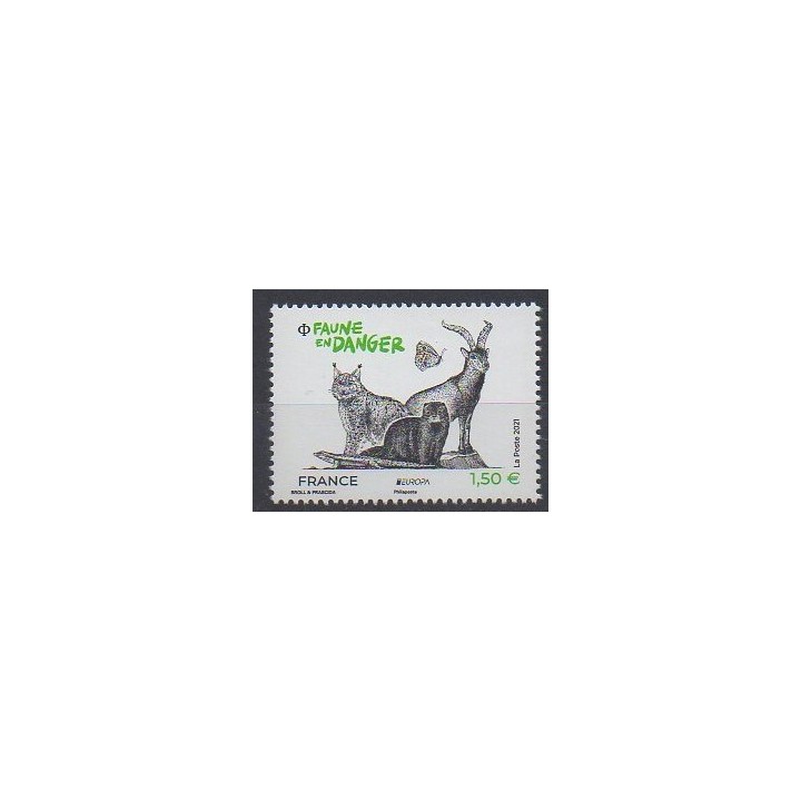 Buy this stamp of France of the year 2021 (Faune en danger).