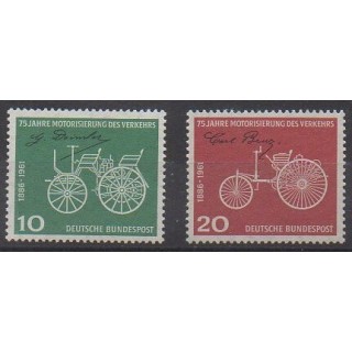 Buy this set of stamps of West Germany (FRG) of the year 1961 (Nb 235/236).