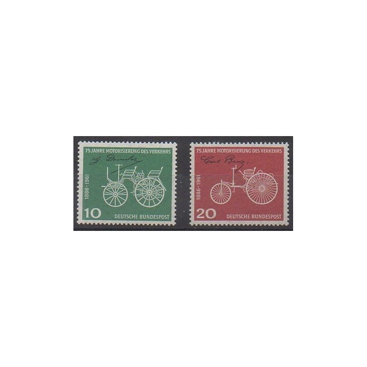 Buy this set of stamps of West Germany (FRG) of the year 1961 (Nb 235/236).