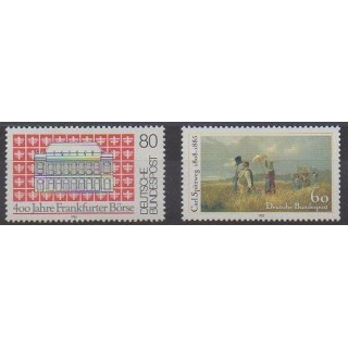 Buy this set of stamps of West Germany (FRG) of the year 1985 (Nb 1089/1090).