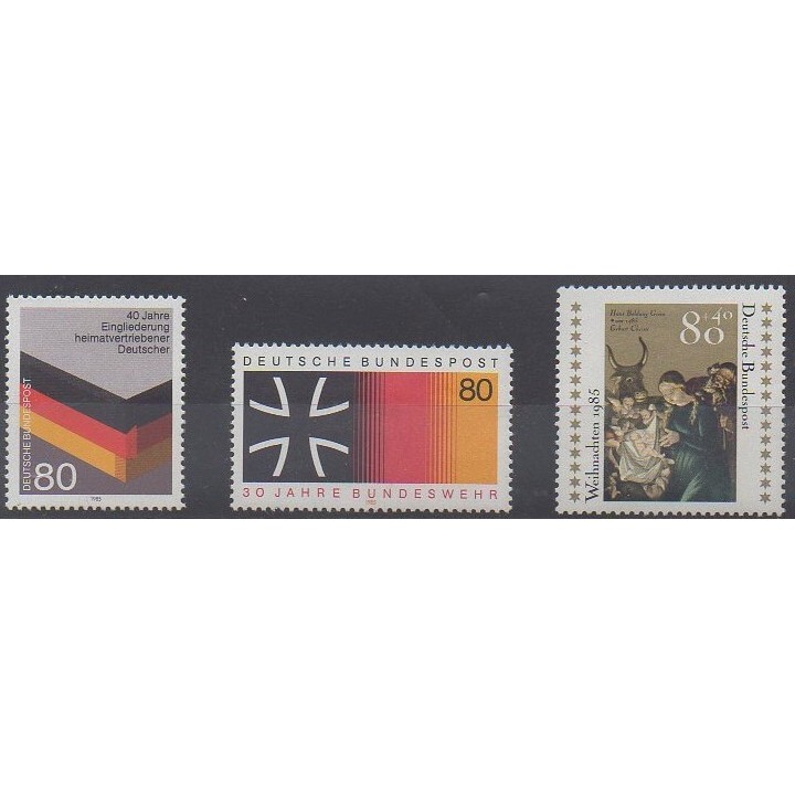 Buy this set of stamps of West Germany (FRG) of the year 1985 (Nb 1097/1099).