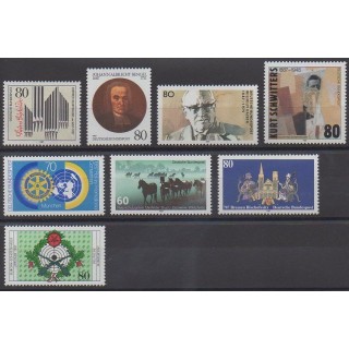 Acheter cette série de timbres de l'Allemagne occidentale (RFA) de l'année 1987 (No 1155/1162).