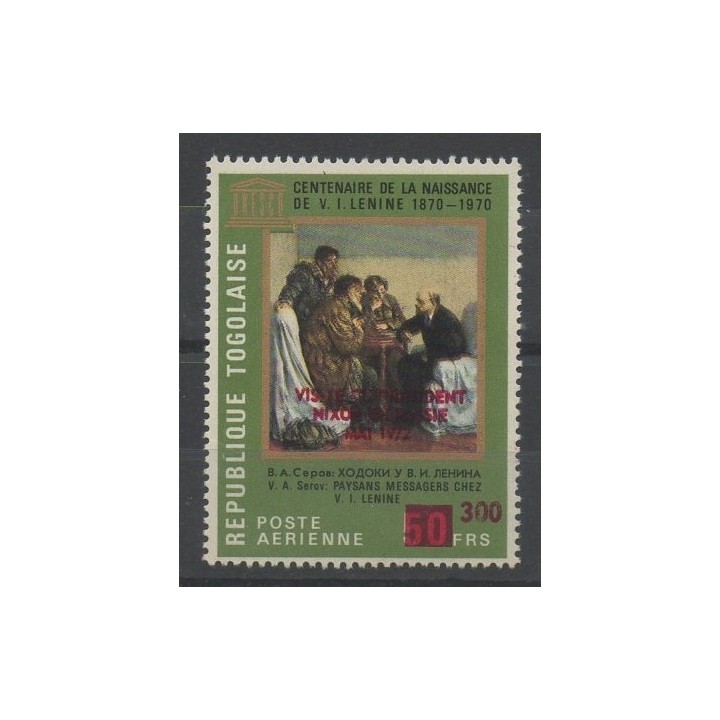 Timbres - célébrités - Togo - 1972- No PA 181