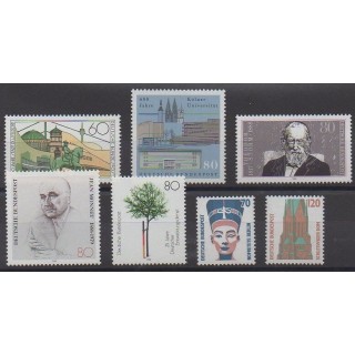 Buy this set of stamps of West Germany (FRG) of the year 1988 (Nb 1201/1207).