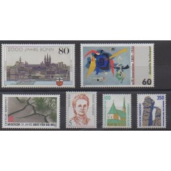 Allemagne occidentale (RFA) - 1989 - No 1234/1239