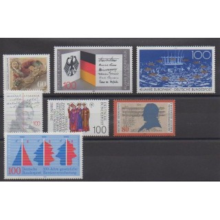 Acheter cette série de timbres de l'Allemagne occidentale (RFA) de l'année 1989 (No 1252/1258).