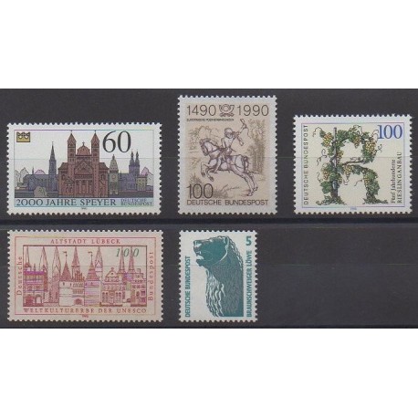 West Germany (FRG) - 1990 - Nb 1276/1280