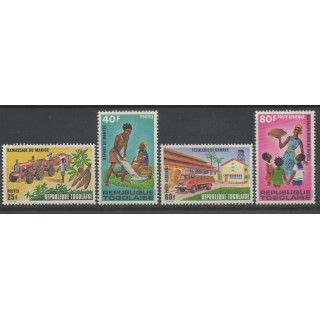 Timbres  - Togo - 1972 - No 744/745 - PA 178/PA179