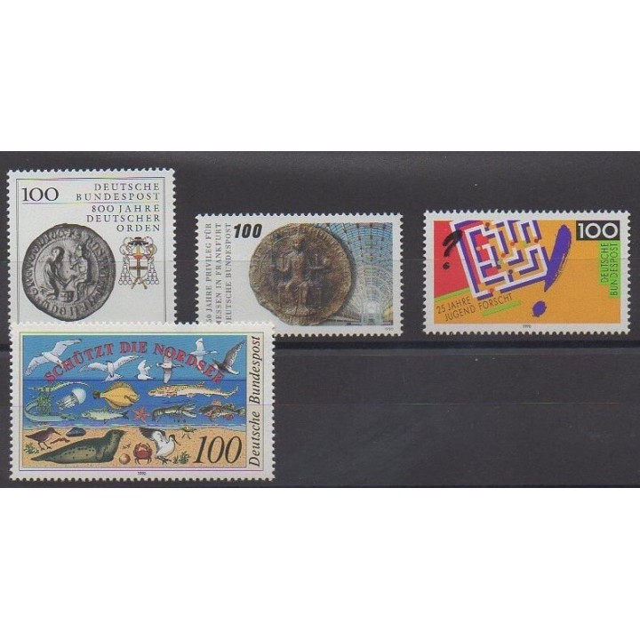 Buy this set of stamps of West Germany (FRG) of the year 1990 (Nb 1283/1286).