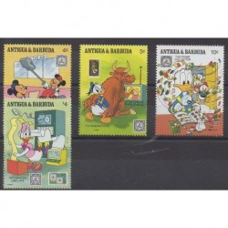 Antigua and Barbuda - 1989 - Nb 1190/1193 - Walt Disney