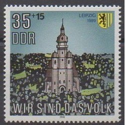 Allemagne orientale (RDA) - 1990 - No 2919 - Églises