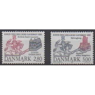 Buy this set of stamps of Denmark of the year 1985 (Nb 841/842).