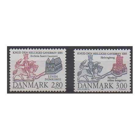 Danemark - 1985 - No 841/842 - Histoire