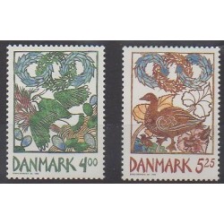 Danemark - 1999 - No 1210/1211 - Oiseaux
