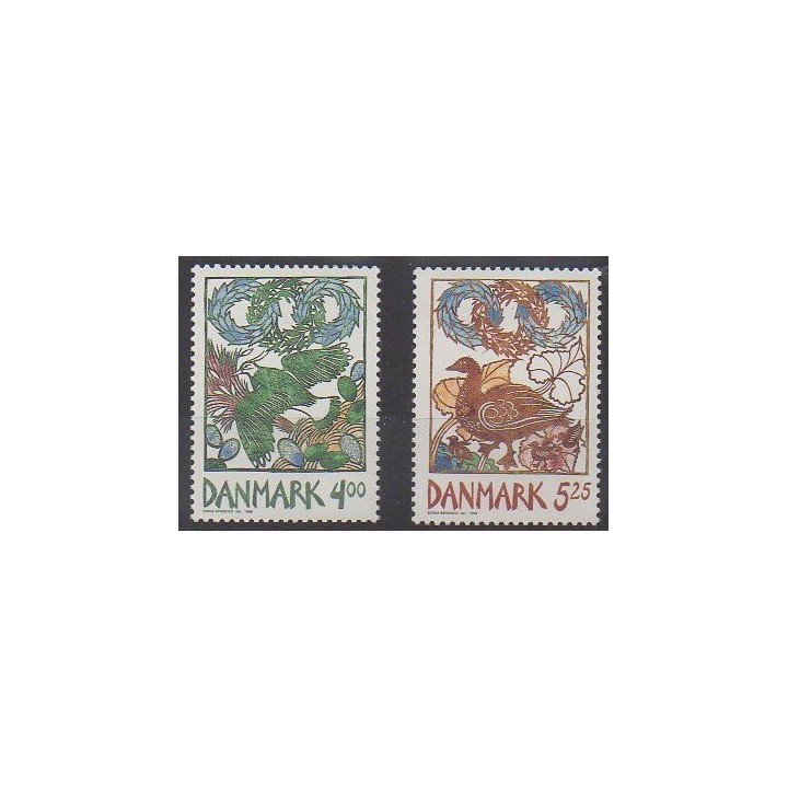 Buy this set of stamps of Denmark of the year 1999 (Nb 1210/1211).