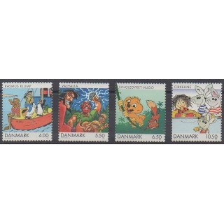 Acheter cette série de timbres du Danemark de l'année 2002 (No 1302/1305).