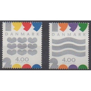 Acheter cette série de timbres du Danemark de l'année 1999 (No 1234/1235).