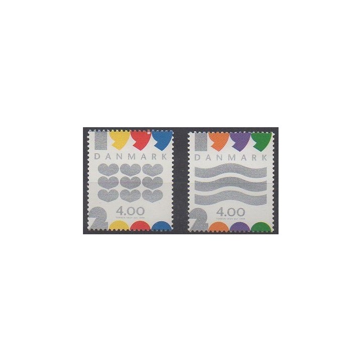 Acheter cette série de timbres du Danemark de l'année 1999 (No 1234/1235).