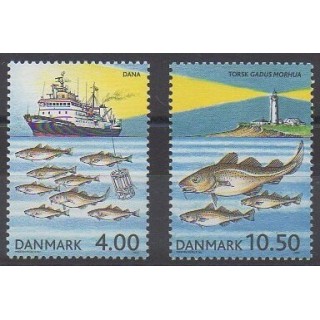 Acheter cette série de timbres du Danemark de l'année 2002 (No 1319/1320).