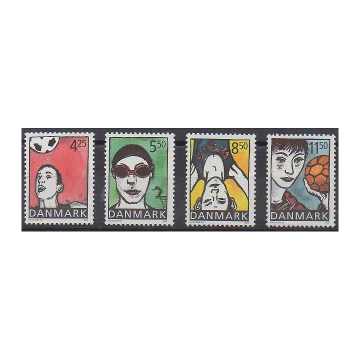 Buy this set of stamps of Denmark of the year 2003 (Nb 1334/1337).