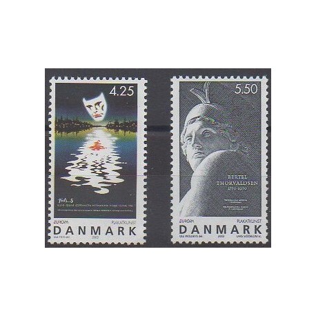 Denmark - 2003 - Nb 1344/1345 - Art - Europa
