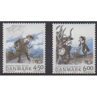 Acheter cette série de timbres du Danemark de l'année 2004 (No 1369/1370).