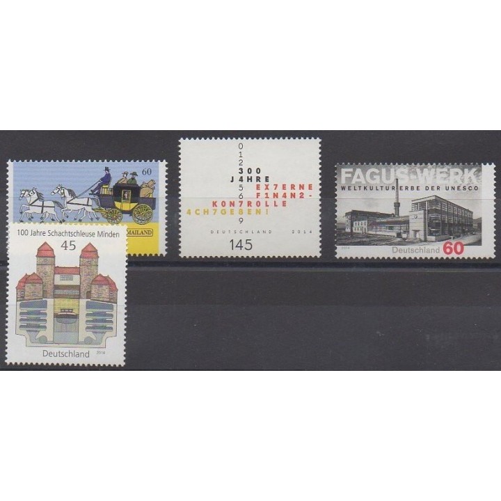 Buy this set of stamps of Germany of the year 2014 (Nb 2919/2922).