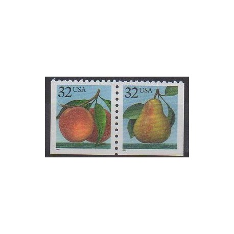 United States - 1995 - Nb 2382/2383 - Fruits or vegetables