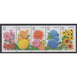 United States - 1995 - Nb 2401/2405 - Flowers