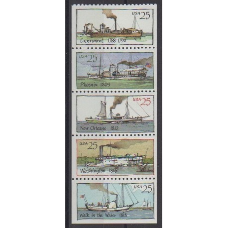 États-Unis - 1989 - No 1854/1858 - Navigation