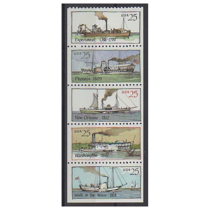 Acheter cette série de timbres des États-Unis de l'année 1989 (No 1854/1858).