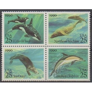 Acheter cette série de timbres des États-Unis de l'année 1990 (No 1917/1920).
