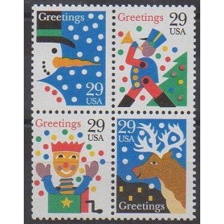 Buy this set of stamps of United States of the year 1993 (Nb 2194/2197).