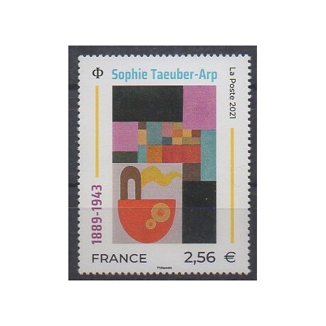 France - Poste - 2021 - No 5492 - Peinture