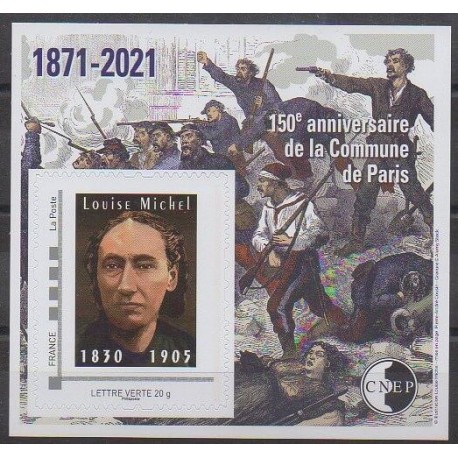 France - CNEP Sheets - 2021 - Nb CNEP 86 - Various Historics Themes