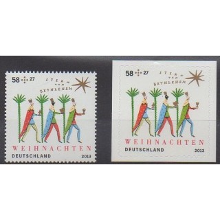 Acheter cette série de timbres d'Allemagne de l'année 2013 (No 2856/2857).