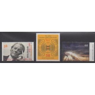 Acheter cette série de timbres d'Allemagne de l'année 2013 (No 2861/2863).