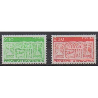 Buy this set of stamps of French Andorra of the year 1990 (Nb 390/391).