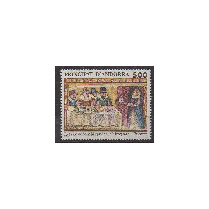 Acheter ce timbre d'Andorre français de l'année 1989 (No 384).