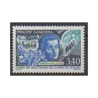 Acheter ce timbre d'Andorre français de l'année 1991 (No 408).