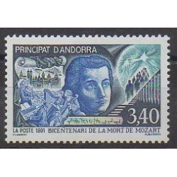 French Andorra - 1991 - Nb 408 - Music