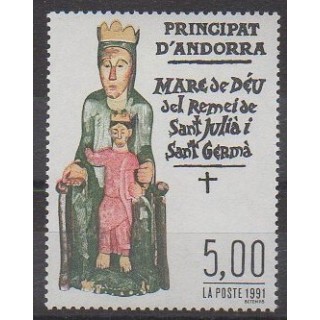 Buy this stamp of French Andorra of the year 1991 (Nb 412).