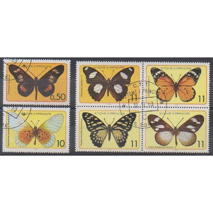 Buy this set of stamps of Saint Thomas and Prince of the year 1979 (Nb 530/535). - Used