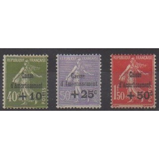 Acheter cette série de timbres de France de l'année 1931 (No 275/277). - Neuf avec charnière
