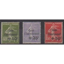 France - Poste - 1931 - Nb 275/277 - Mint hinged