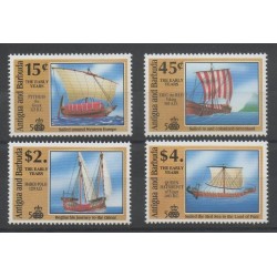 Antigua - 1991- No 1375/1378 - Bateaux