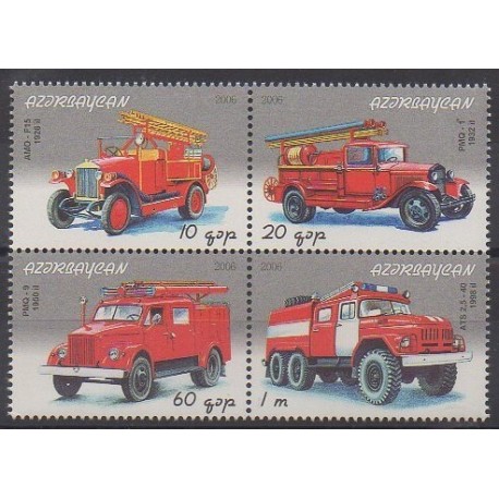Azerbaijan - 2006 - Nb 568/571 - Firemen
